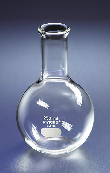 PYREX 平底フラスコ 250ml