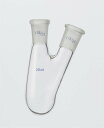 共通摺合せ2ツ口長ナス型フラスコ 30ml 15/25-15/25