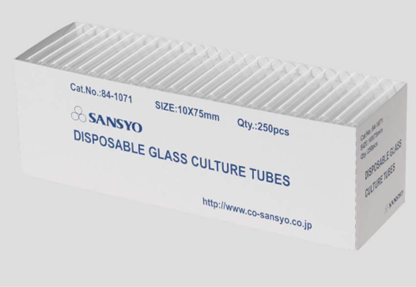三商 ディスポガラスチューブ 12×75 1000本入