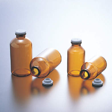 NEG バイアル瓶 茶 本体のみ V-3B 100入