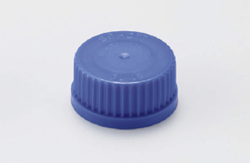 IWAKI 広口メジューム瓶用 青キャップ GL-45(4.0)
