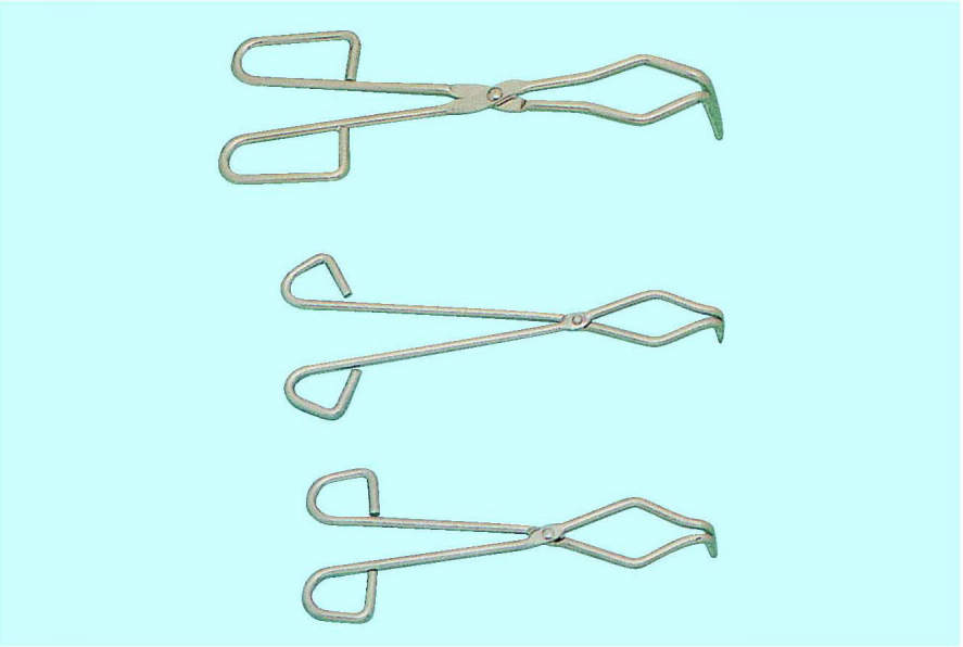 ステンレス製ルツボ挟 360mm(4.0)