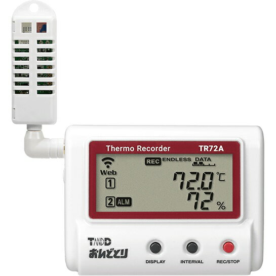 T&D 温湿度記録計 TR72A おんどとり 無線LAN TR-72wb