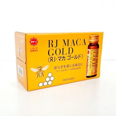 【中古】【未開封】メナード/MENARD RJ・マカ ゴールド 30ml×10本入 2024年9月期限 [ローヤルゼリー/清涼飲料水]