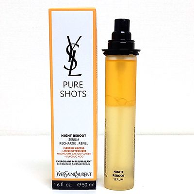 【中古】【未使用品】YSL/イヴ・サンローラン ピュアショット ナイトセラム レフィル 美容液 50ml