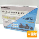 【中古】【未開封】COMTEC/コムテック HDR301 前後2カメラ 一体型 最大200万画素 GPS microSDカード(32GB)付属