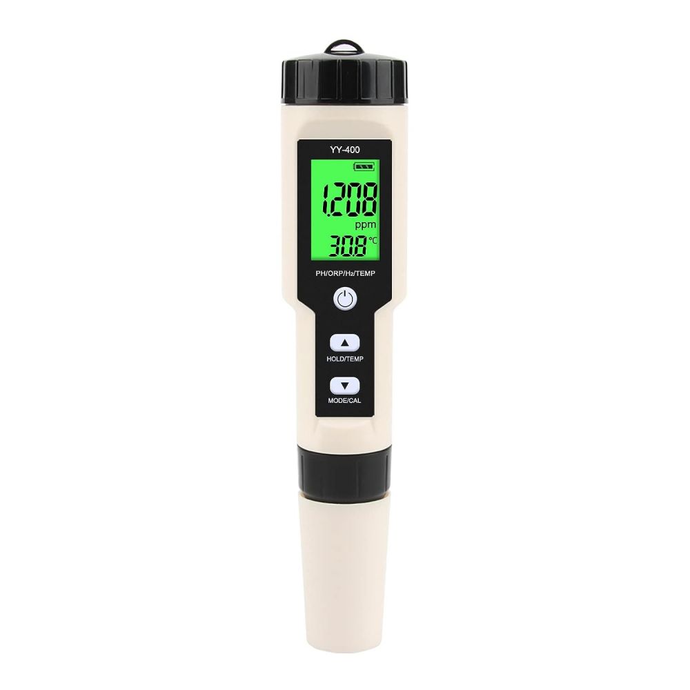 水質測定器 4in1 PH/ORP/H2/温度計 水質測定器 ORP計 酸化還元電位計 自動温度補償 水質検査 水族館 水..