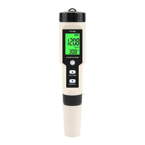 水質測定器 4in1 PH/ORP/H2/温度計 水質測定器 ORP計 酸化還元電位計 自動温度補償 水質検査 水族館 水耕栽培 実験室など適用