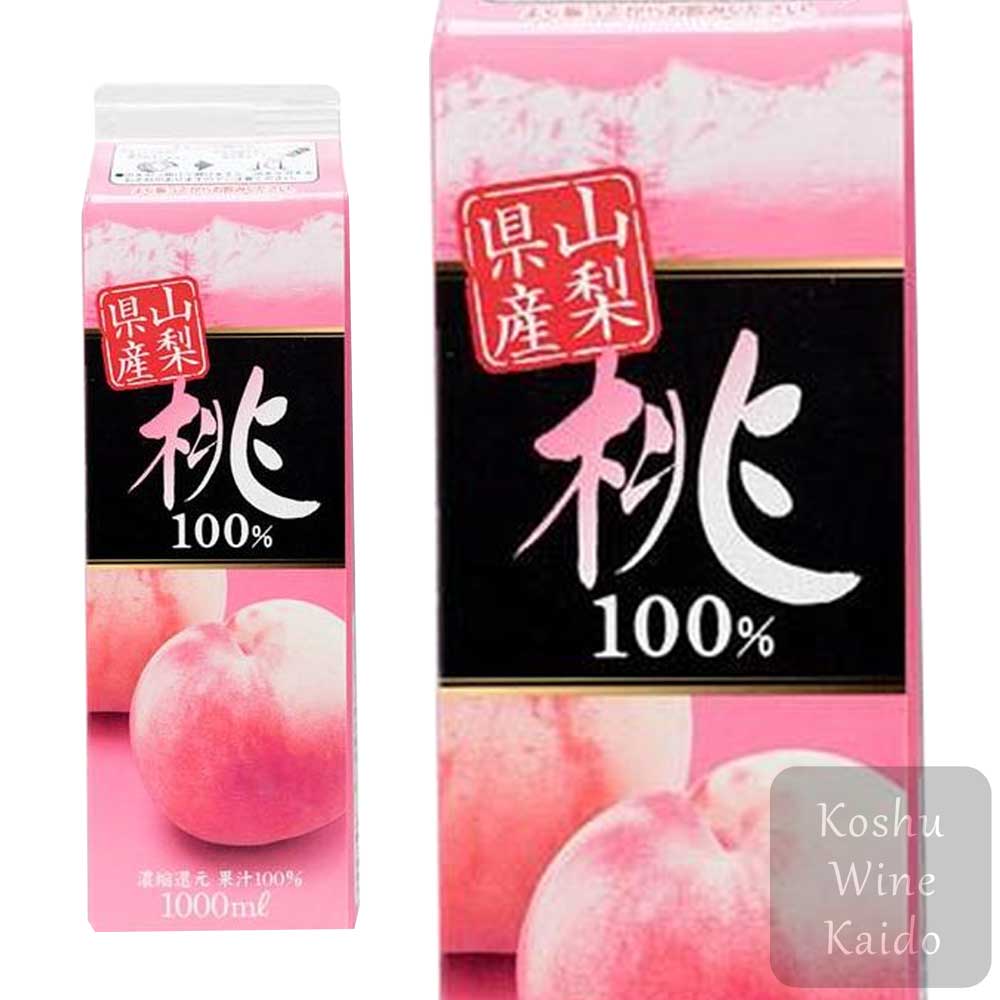メトロ 山梨県産 桃100％ジュース 1L (4968641011631)