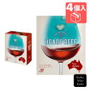 サッポロビールハートリーフ カベルネ・シラーズ<赤>バッグインボックス 3000ml×4個 (4901880891725)