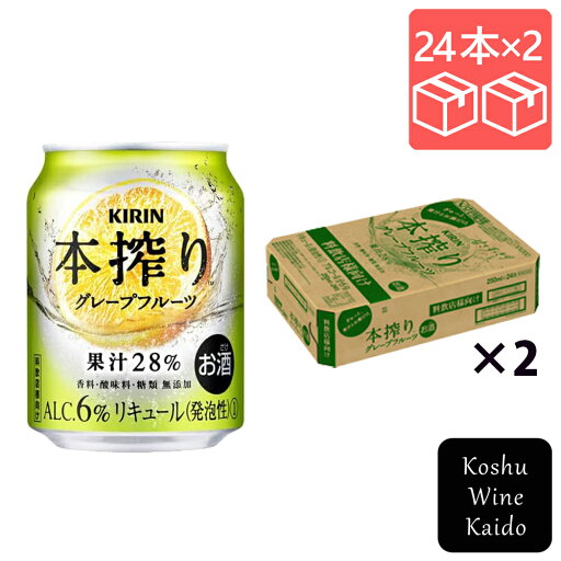 キリンビールKIRIN 本搾りチューハイ グレープフルーツ 業務用 缶 250ml×48本(4901411055008) キリンビールKIRIN 本搾りチューハイ グレープフルーツ 業務用 缶 250ml×48本(4901411055008)