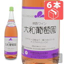 一升瓶 ☆☆ケース販売でお買い得!! 一升瓶ワイン 大和葡萄酒晩酌ワイン 大和葡萄園 ロゼ 1800ml(一升)×6本(ケース) (4994740000542)