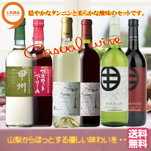 甲州ワイン 飲み比べ 6本セット お中元 お歳暮 母の日 父の日 ギフト 現行ヴィンテージ お祝い 誕生日 ありがとう 熨斗 プレゼント ワインセット 日本ワイン 赤ワイン ポリフェノール 白ワイン 厳選 至極 wine 家飲み パーティー あす楽 送料無料