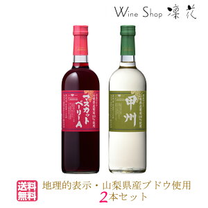 山梨県産ブドウ使用 2本セット お中元 お歳暮 母の日 父の日 人気ギフト お祝い 誕生日 ありがとう プレゼント 日本ワイン 赤ワイン ポリフェノール 白ワイン 厳選 至極 wine ワインセット 甲州 マスカットベーリーA 家飲み パーティー あす楽 ラッピンク無料 送料無料