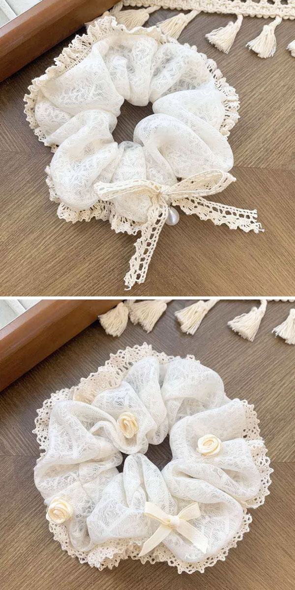 シュシュ2個セット★送料無料★シュシュ 直径約12cm 髪飾り ヘアアクセサリー かわい...