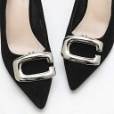 靴クリップ 1ペア★3点以上590円★新着送料無料★2個1組 金属 シューズアクセサリー シューズクリップ 靴飾り シューパーツ 取外しOK 着せ替え パーティー 手袋 バッグ ウェディングシューズ ドレスシューズ ブライダルシューズ ゴールド ポーチ付き