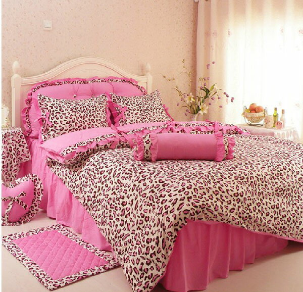 寝具カバーセット ベッドカバー4点セット★綿100%★訳あり★B品★返品交換は不可★送料無料★布団カバーセット アニマル柄 ヒョウ柄寝具セット カバー ベッドカ...