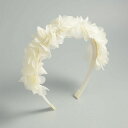 ★送料無料★シフォンレースカチューシャ フラワーカチューシャ 髪飾り 発表会 写真撮影 七五三 結婚式 ドレス お姫様 可愛い ロリータ ウェディング ヘアアクセサリー パーティー 舞台 二次会 演奏会 イベント ヘッドドレス 子ども キッズ