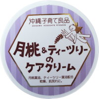 月桃&ティーツリーのケアクリーム(25g)赤ちゃんの肌荒れケアや保湿に赤ちゃん子供沖縄子育て良品【送料無料】
