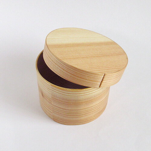 【名入れもできる】日本の弁当箱　まげわっぱ　のっけ弁当ミニ 　日本産