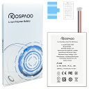 KOSPAOO for Sony PlayStation Vita PCH-2000 バッテリー交換 大容量3200mAh 3.7V 増量44.8% SP86R電池 PSE認証 対応Vita Slim/PCH-2000/PCH-2007電池 互換修理用 Li-ion BATTERY PACK 高温・低温耐性 600~800サイクル寿命 適用PlayStation Vita 2000電池【No Tool】