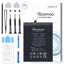 KOSPAOO for Xiaomi Redmi Note 9T バッテリー互換 容量4900mAh 3.85V BM54電池 PSE認証 対応M2007J22G/A001XM機種 交換修理用 Rechargeable Li-ion Polymer Battery 高温・低温耐性 600~800サイクル寿命 適用Redmi Note 9T電池【工具付】