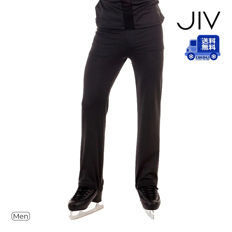 JIV Sport メンズパンツ REGULAR（レギュラー） 【送料無料】 商品の配送は宅配便または宅急便コンパクト、ネコポス、レターパックプラスにてお届けいたします。 ※配送方法はご指定いただけません。 ※北海道・沖縄・離島・一部地域は追加送料がかかる場合がございます。 【基本同梱不可】 ※他の商品と一緒にご注文の場合に、追加送料を頂戴することがございます。 日本初上陸のエストニア発ブランド「JIV Sport」はオシャレで大人気！ 縦横斜めの4方向ストレッチで動きやすく、軽量で暖かく、通気性に優れた素材を使用したパンツです。 裾のずり上がりや、もたつきを防ぐベルト付き。 ※ボーイズサイズはこちら ●海外製品に関して 素材 ポリエステル 88％、エラスタンジャージー 12％ 生産国 エストニア 検索ワード フィギュアスケート、ウェア、パンツ、メンズパンツ、大人 ●ラッピングをご希望の場合はこちらをご確認下さい。