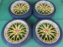 【中古】40アルファード系 21インチ!!WORK ジーストSTX 8.5J-21 5H120 +38 インペリアルゴールドカラー!