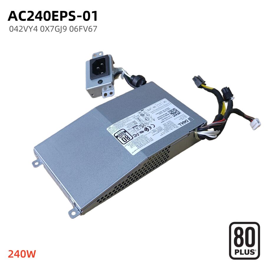 純正新品 DELL デル All In One 一体型用 240W 電源ユニット デスクトップ電源装置 ミニ6+8ピン AC240E..