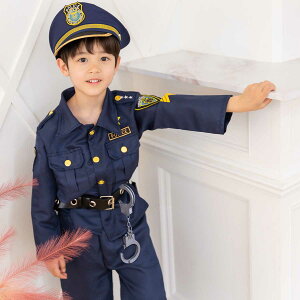 【本格9点フルセット】ポリス コスプレ 子供 男の子 警察官 キッズ 子ども ハロウィン クリスマス プレゼント 衣装 コスチューム キッズ 保育園 幼稚園 発表会 パーティー 誕生日 帽子 拳銃入れ ベルト 手錠 笛 トランシーバー サングラス セット【送料無料・あす楽即納】