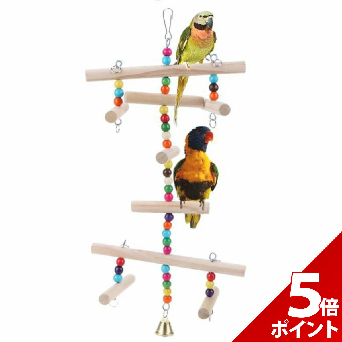 マルティグラス　泊まり木の小鳥　吊り下げ用 マルティグラス泊まり木の小鳥吊り下げ用