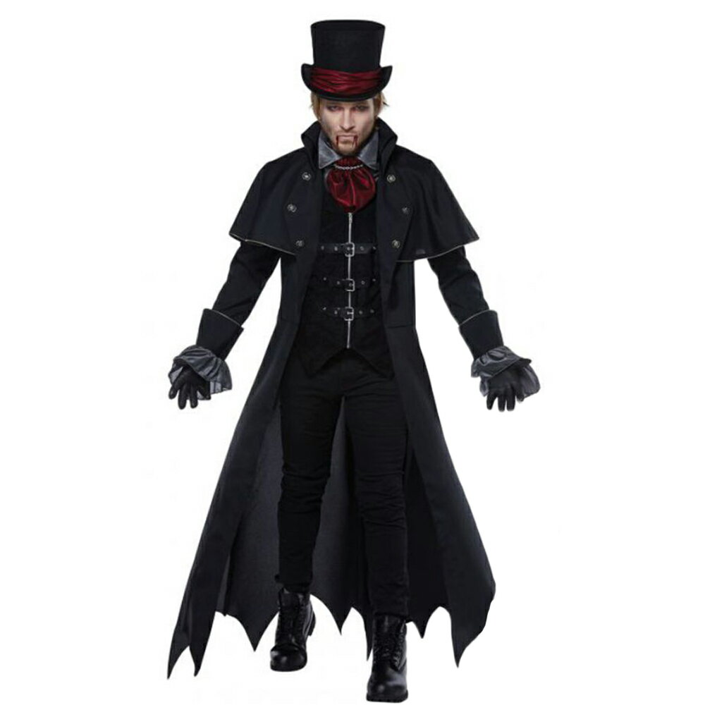 【ブラックフライデー限定★P+7倍】【本格7点フルセット】吸血鬼 ドラキュラ ヴァンパイア コスプレ メンズ バンパイア 衣装 仮装 コスチューム ハロウィン ...