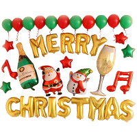 クリスマス 飾り バルーン サンタ セット クリスマスパーティー 飾り付け 風船 サンタクロース 部屋 飾りつけ 装飾 デコレーション