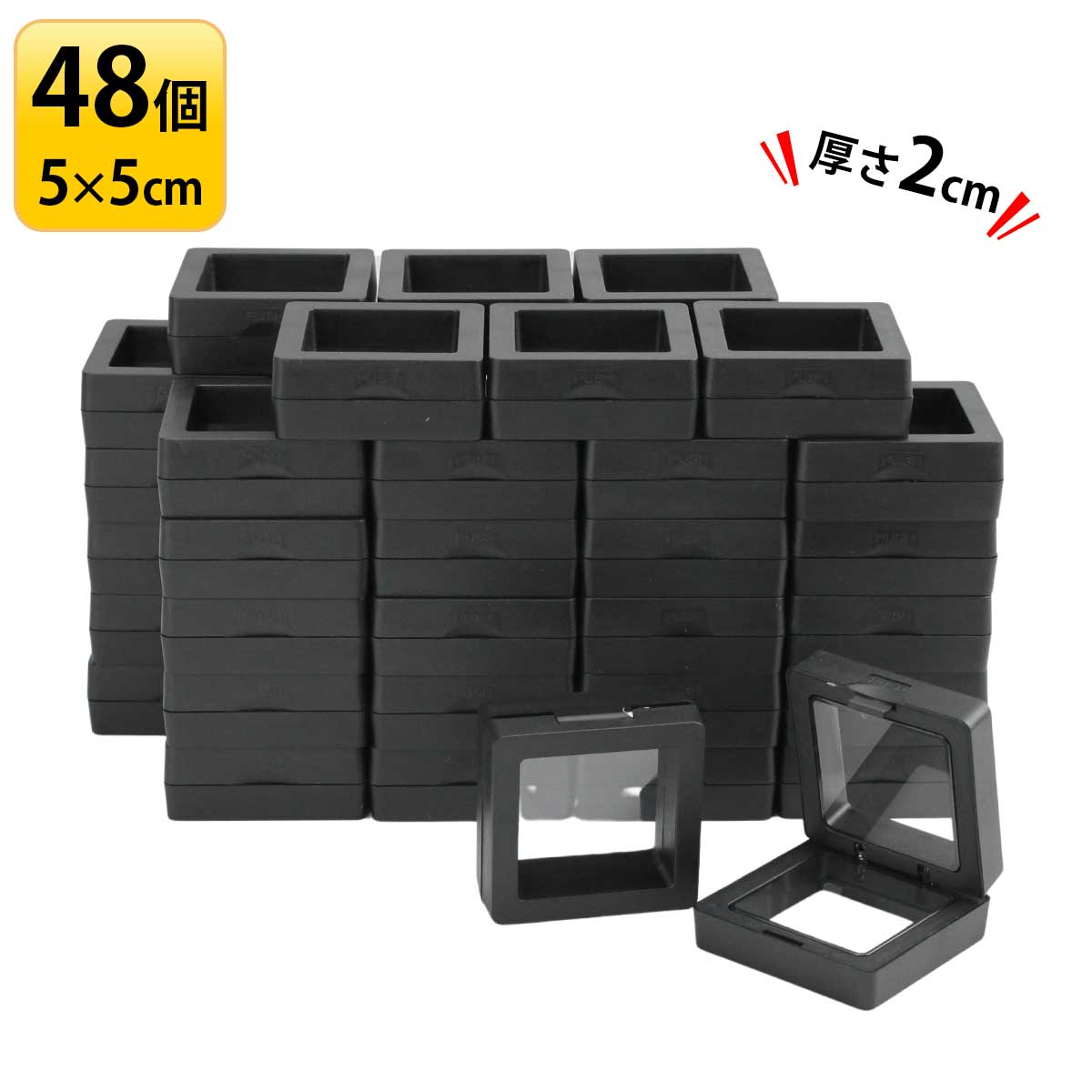 【48個セット】薄型 ギフトボックス ギフト ラッピング 箱 プレゼント ボックス ハンドメイド 手芸