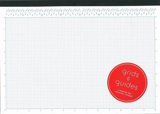 【バーゲンブック】grids & guides A DRAWING PAD FOR VISUAL THINKERS【中古】