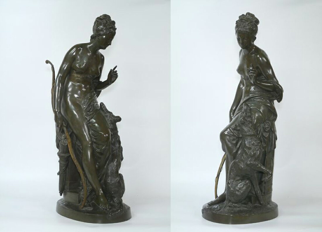 ���ꥨ���٥롼��(Albert-Ernest��Carrier-Belleuse)��Diana��the��hunter�ץ֥��󥺺��ʡ�19�����ե��Ħ��ȡ��������ѡ������ݾ�