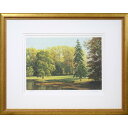 カール ホフナーCarl Hoffner「Long wood gardens」ジクレー版画・6号・限定品・直筆サイン入 小竹美術 真作保証