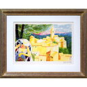 イヴ オーブリー(yves AUBRY)「風景画」リトグラフ限定品直筆鉛筆サイン入 フランス作家 状態良好 小竹美術 真作保証