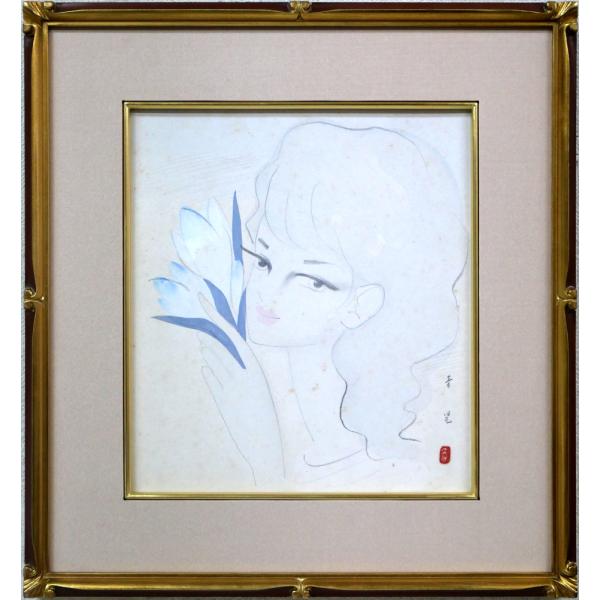楽天市場】東郷青児 絵画(アート・美術品・骨董品・民芸品 楽天市場】東郷青児 絵画(アート・美術品・骨董品・民芸品