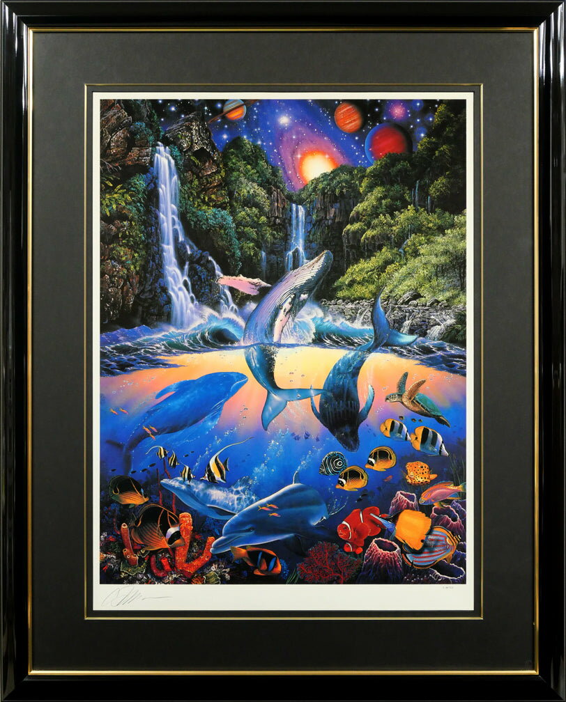 クリスチャン　ラッセン（Christian　Lassen）「サンクチュアリ」シルクスクリーン版画・限定直筆サイン入　小竹美術　真作保証