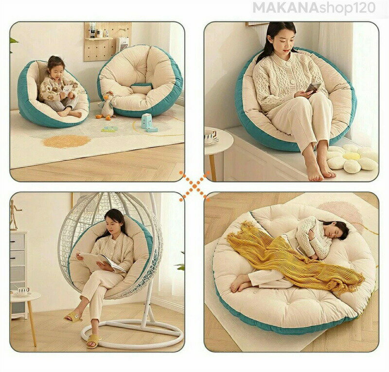 2025最新モデルクッション 大きい 寝れる ソファーベッド 折りたたみ 大きいクッション カバー 洗える ..