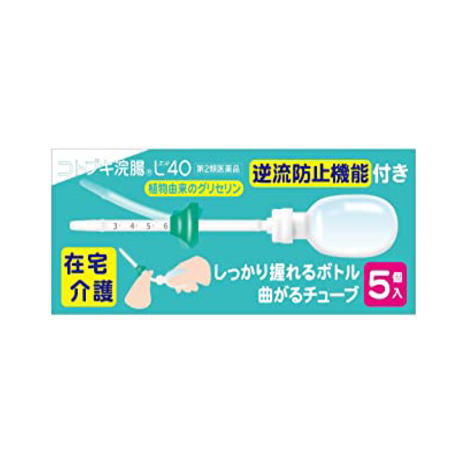 【第2類医薬品】コトブキ浣腸L40 40g×5個 ロングノズル ムネ製薬