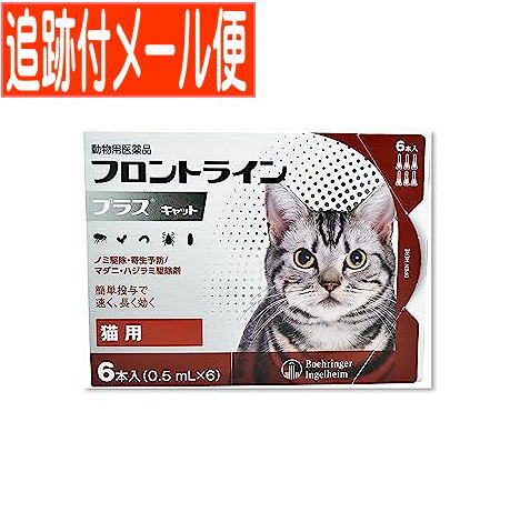 【メール便送料無料】【動物用医薬品】フロントラインプラスキャット 猫用 6本入