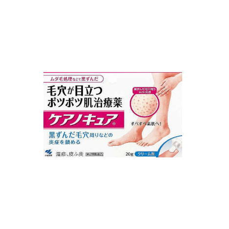 使用期限：期限まで半年以上のもの 「医薬品販売に関する記載事項」（必須記載事項）はこちら医薬品区分 一般用医薬品 薬効分類 その他の外皮用薬 承認販売名 製品名 ケアノキュア 製品名（読み） ケアノキュア 製品の特徴 使用上の注意 効能・効果 湿疹，皮膚炎，ただれ，あせも，かぶれ，かゆみ，おむつかぶれ 効能関連注意 用法・用量 1日数回，適量を患部に塗布する 用法関連注意 成分分量 100g中 成分 分量 ウフェナマート 5.0g ジフェンヒドラミン 1.0g グリチルレチン酸 0.3g 酢酸トコフェロール 0.5g イソプロピルメチルフェノール 0.1g 添加物 セタノール、ラノリンアルコール、流動パラフィン、リノール酸イソプロピル、ジメチルポリシロキサン、ポリオキシエチレン硬化ヒマシ油、ステアリン酸ポリオキシル、ステアリン酸グリセリン、1，3-ブチレングリコール、グリセリン、キサンタンガム、カルボキシビニルポリマー、エデト酸Na、ニコチン酸アミド、ステアリン酸カリウム、パラベン、pH調節剤 保管及び取扱い上の注意 消費者相談窓口 製造販売会社 小林製薬（株） 567-0057 大阪府茨木市豊川1-30-3 販売会社 剤形 その他 リスク区分等 第2類医薬品 発売元／小林製薬　区分／医薬品　日本製 広告文責／株式会社コトブキ薬局　TEL／0667200480