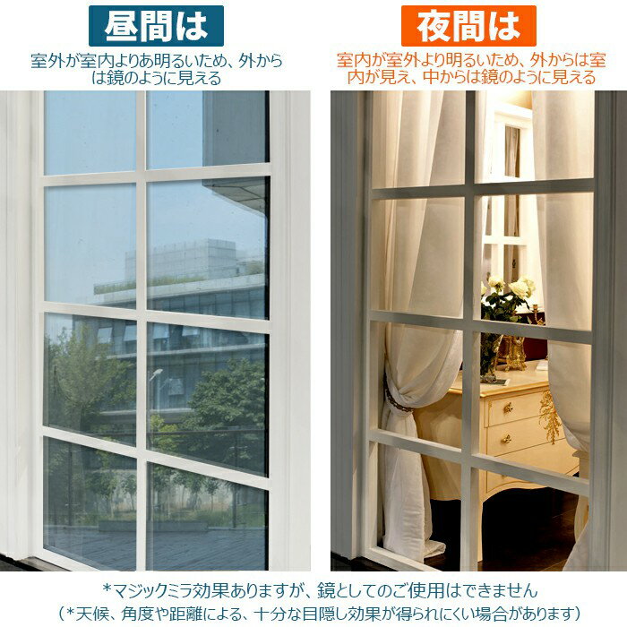Ktj 目隠しシート 窓用フィルム 紫外線カット 断熱フィルム 遮熱シート マジックミラーフィルム 目隠しシート 日差し対策 Uvカット 紫外線カット 日差し対策 ガラス飛散防止 90x1000cm ブラックシルバー コウトウ 店窓用フィルム 断熱フィルム 目隠しシート 窓ガラス