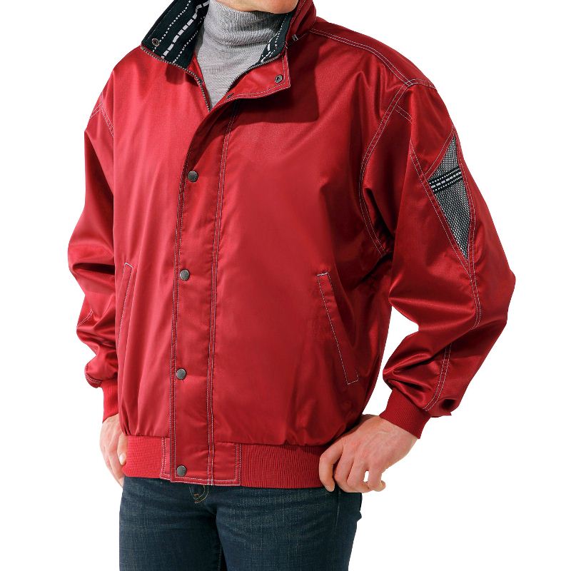 抗菌防臭機能付き軽い着心地の防寒ブルゾン(フード付)