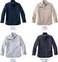 【52604】【Jawin/ジャウィン】 作業服 作業着 Jichodo 自重堂 長袖 ストレッチ 長袖 シャツ 帯電防止 秋冬 【男性用/メンズ】