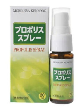 森川健康堂 プロポリススプレー 20ml × 2【送料込】【代引不可】【定形外郵便】