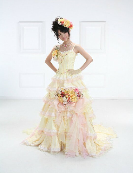 ドレス ウェデイングドレス 送料無料レンタルドレス ドレス結婚式ドレスレンタル カラードレス花嫁 bck-3