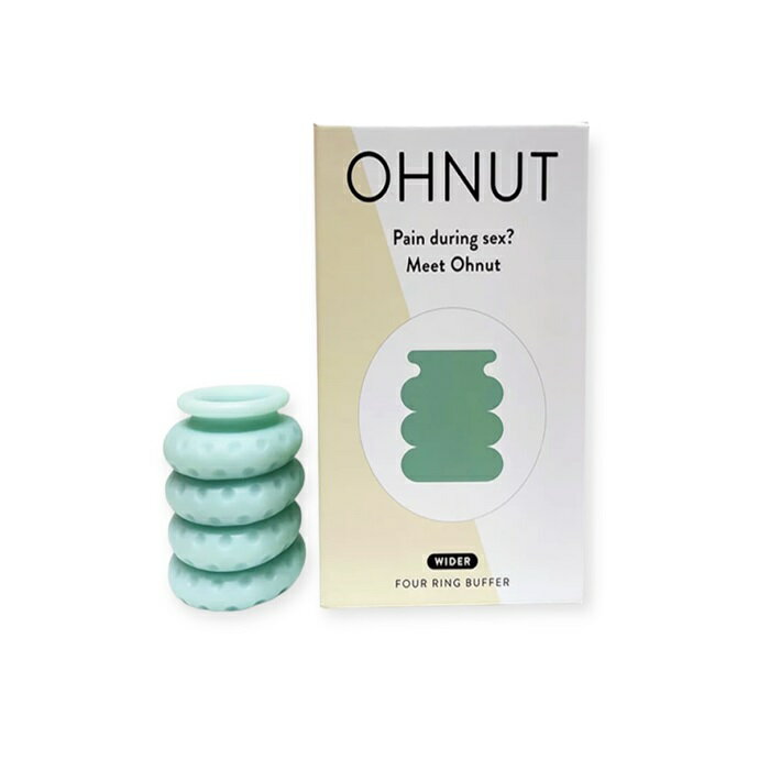 OHNUT (オーナット) Jade 4個入り  フェムテック セーファーセックス 肌に優しい FDA承認 男性に装着